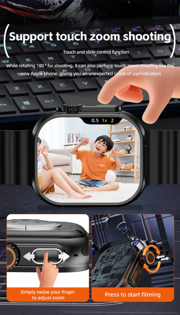 Support touch zoom shooting