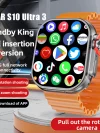 2025 New Original Smart Watch Ultra Pro 4G/5G LTE Android 9.0 System 180° Rotating Camera WIFI GPS